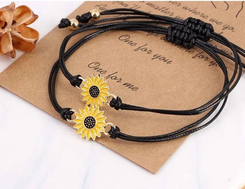 Sunflower Bracelet Set 