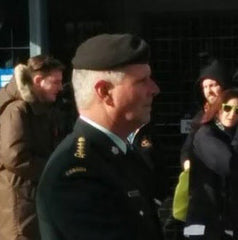 Remembrance day parade in Galt, Ontario
