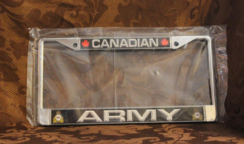 Canadian Forces Army Metal License Plate Holders