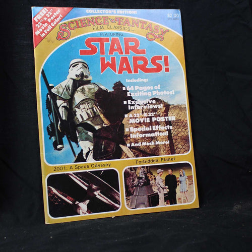 Vintage 1977 Science Fantasy Film Classics Magazine #1 Star Wars Special Issue