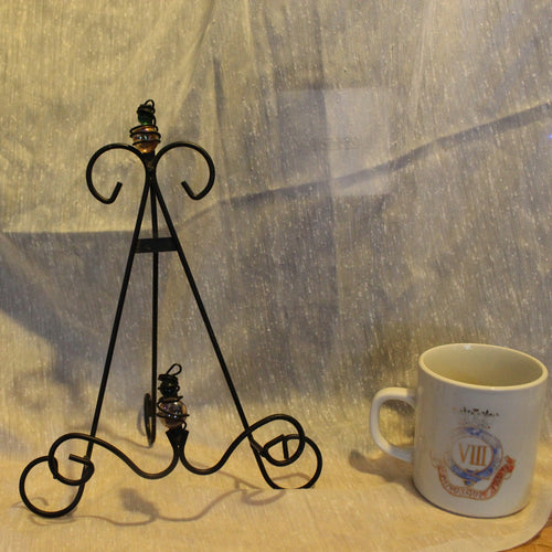 SOLD! Decorative Metal Tabletop Display Easel