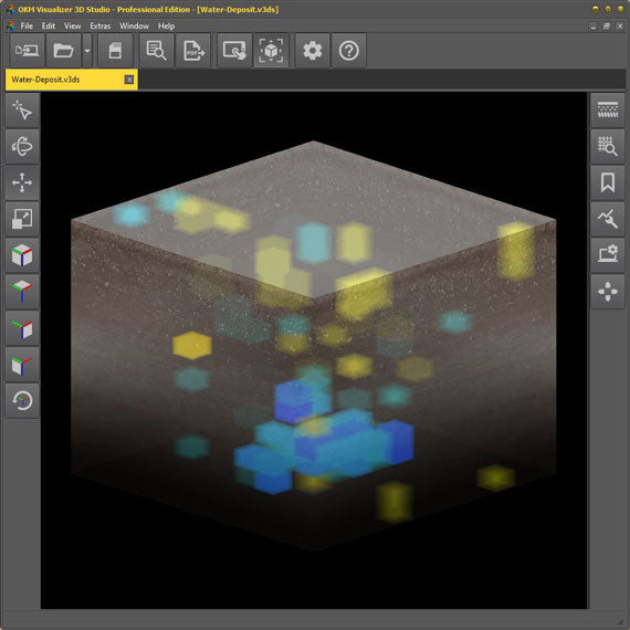 3D-Software für OKM Wasserdetektoren