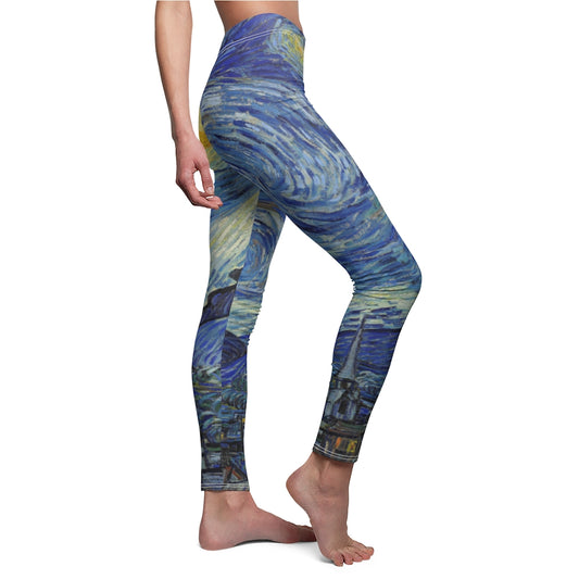 Starry Night Yoga Legging, Galaxy Yoga Pants, Galaxy Leggings