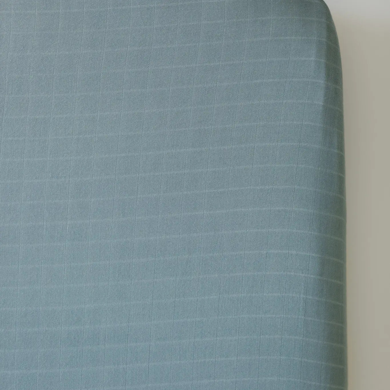 Bamboo Muslin Crib Sheet-Dusty Blue