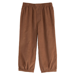 Banded Pant - Chestnut Corduroy - Itty Bitty Bella