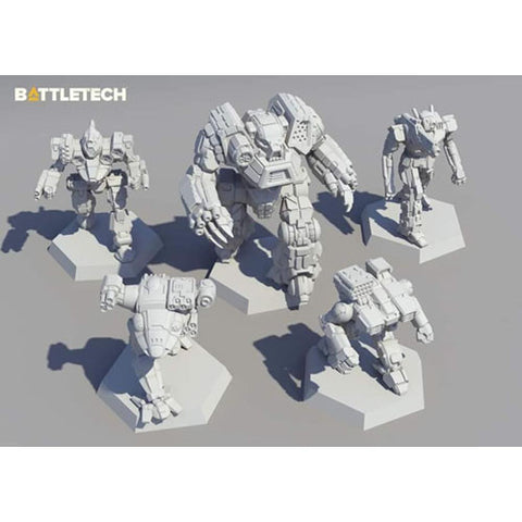 BattleTech: Miniature Force Pack - Inner Sphere Urban Lance – Fortress  Miniatures and Games