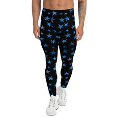 mens-leggings-signature-outlet-black-blue-stars