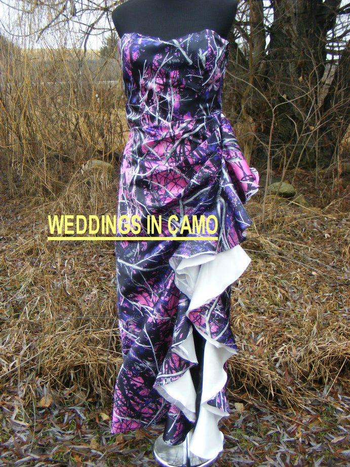 camo duct tape prom dress