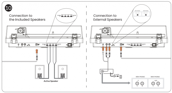 Installation des Bluetooth-Plattenspielers HP-H00501 10