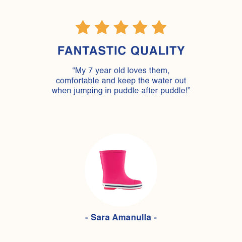 Comfortable kids gumboots review French Soda