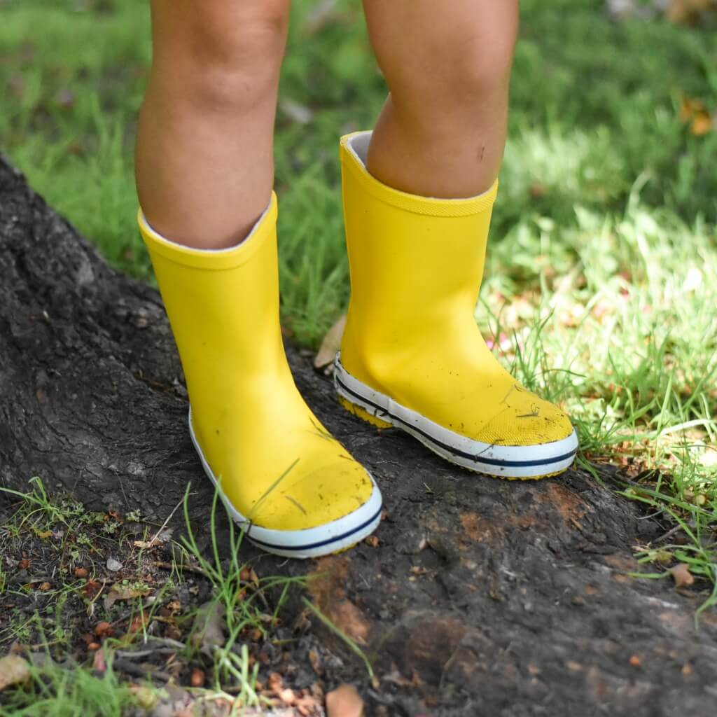 Yellow Kids Gumboots | Classic Kids Wellies | French Soda Australia