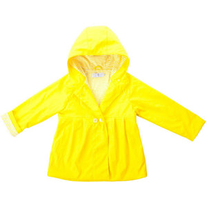 girls yellow coats