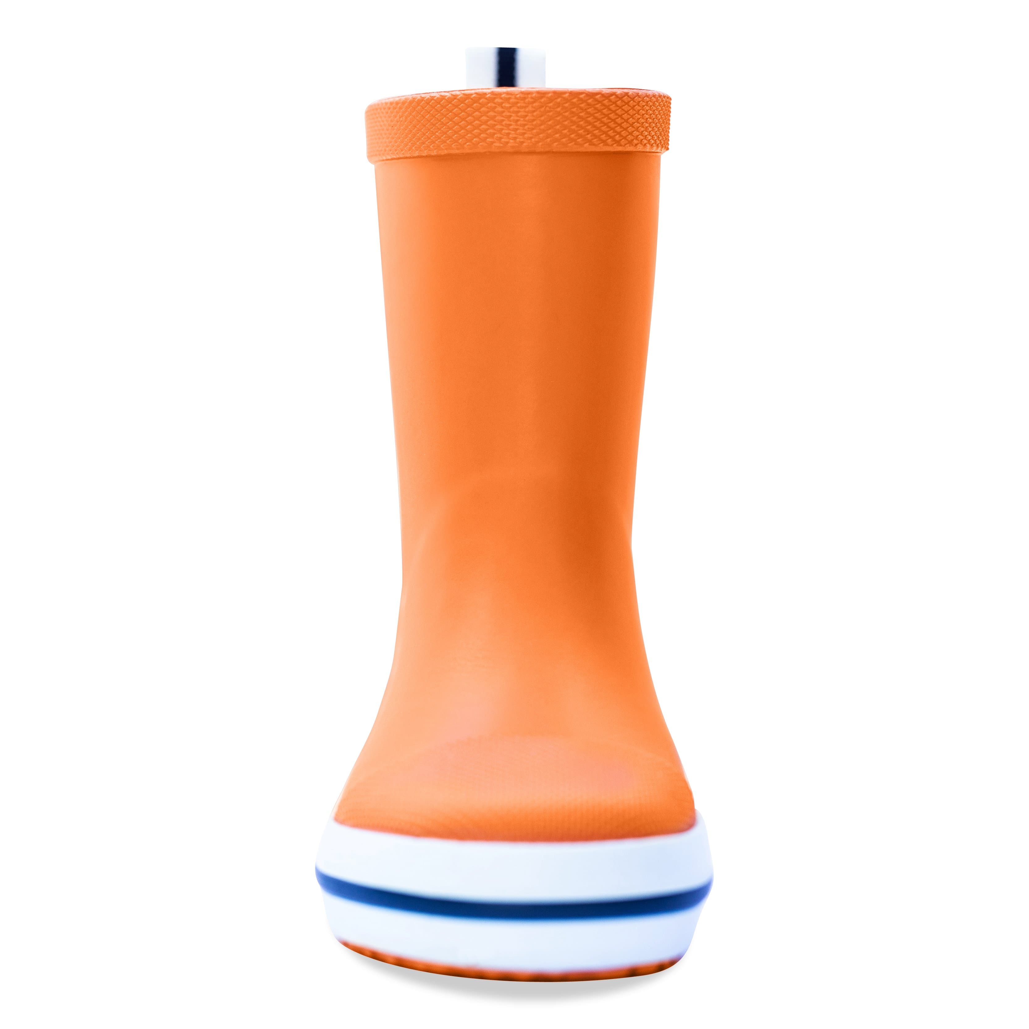 Kids Orange Rubber Gumboot | Childrens 