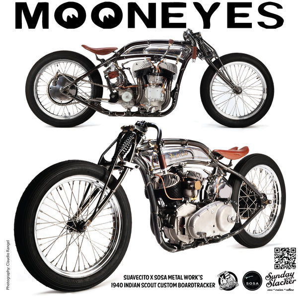 Suavecito Pomade Indian Board Tracker Motorcycle To Premier At Mooneyes Japan