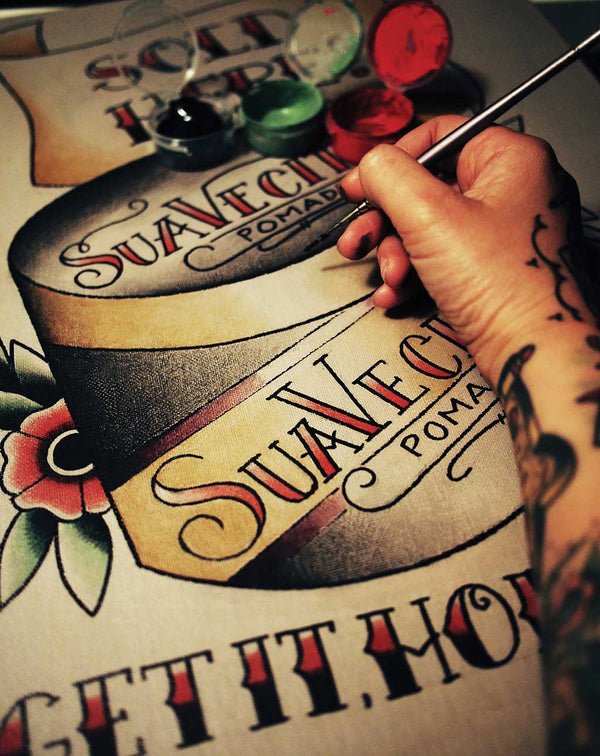 Suavecito Traditonal Sketch