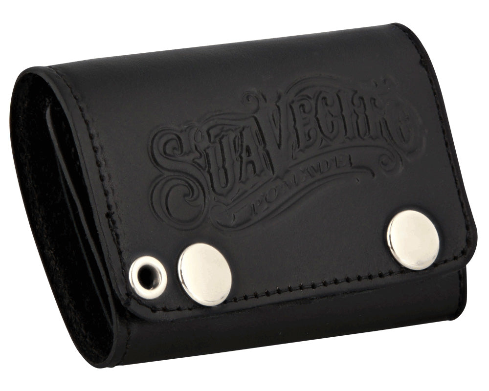 Men&#39;s Tri-Fold Chain Wallet - Black – Suavecito | Hair Pomade | Barber Products