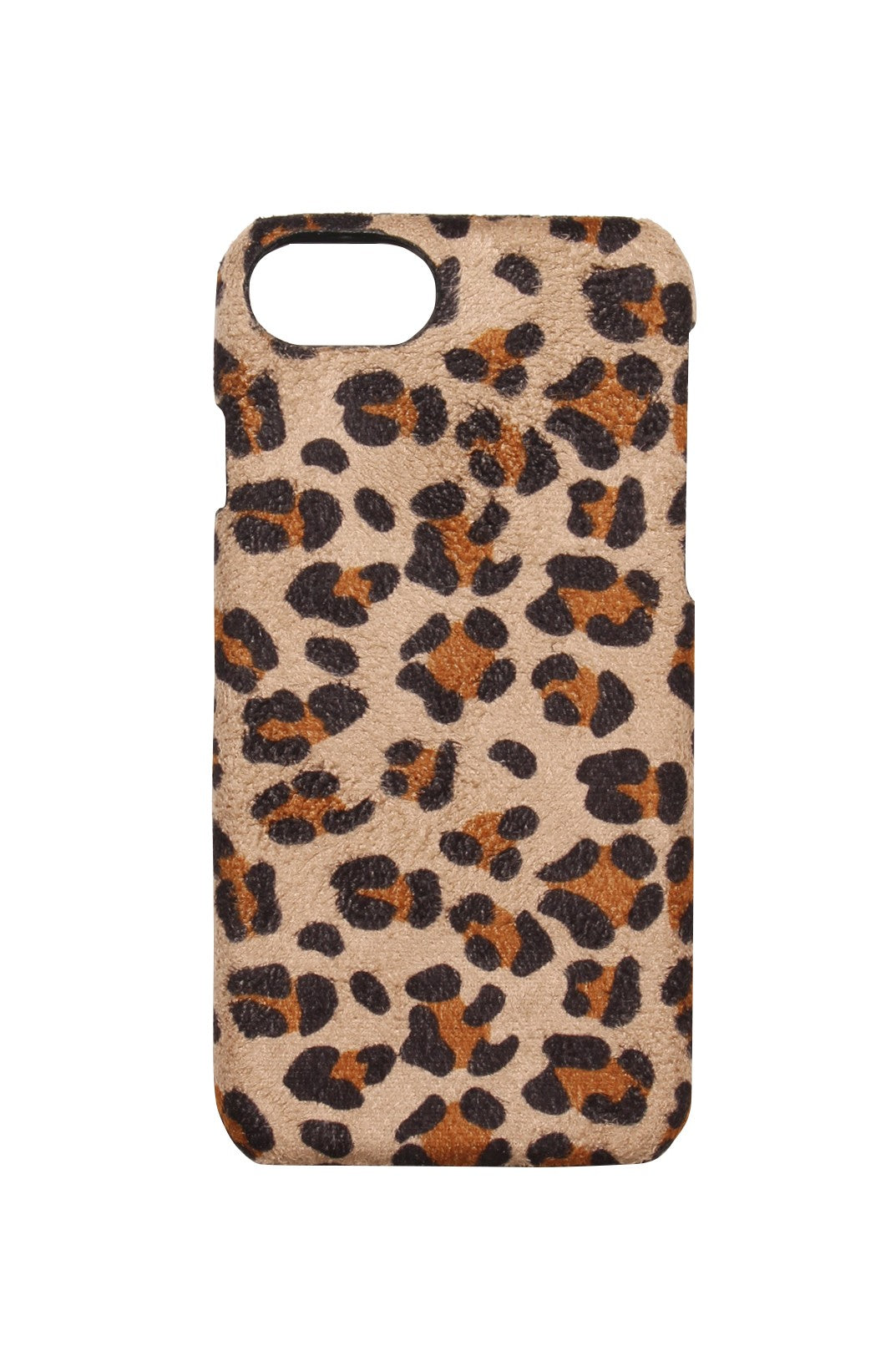 1) Telefoonhoesje met luipaard print beige Iphone Fashify