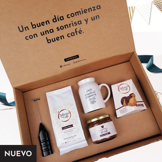 Kit de regalo con taza, café y snacks, Set de Regalo de cumpleaños, para  amigos o intercambio en oficina