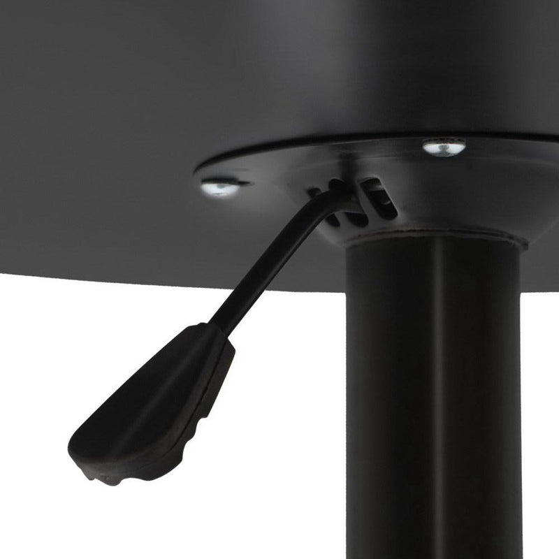 Artiss Adjustable Bar Table Gas Lift Wood Metal Black Furniture > Stools & Chairs