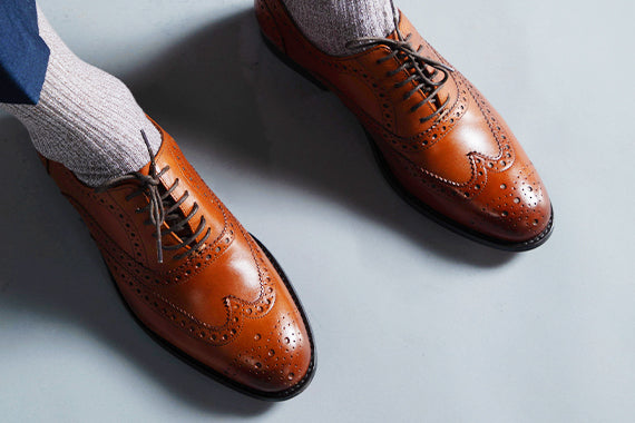 Nicholas Wingtip Oxford - Tan