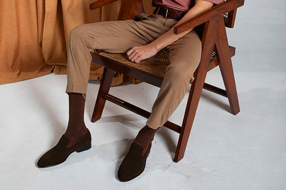 Murano Loafer - Dark Brown Suede