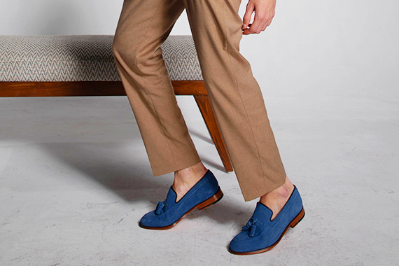 Wyatt Tassel Loafer - Yale Blue