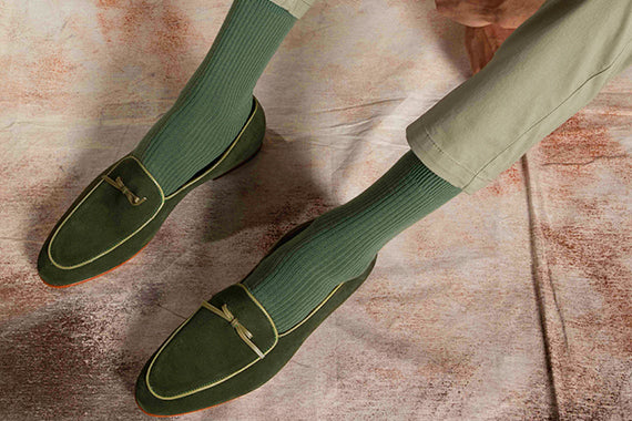 Haute Loafer  - Olive Suede