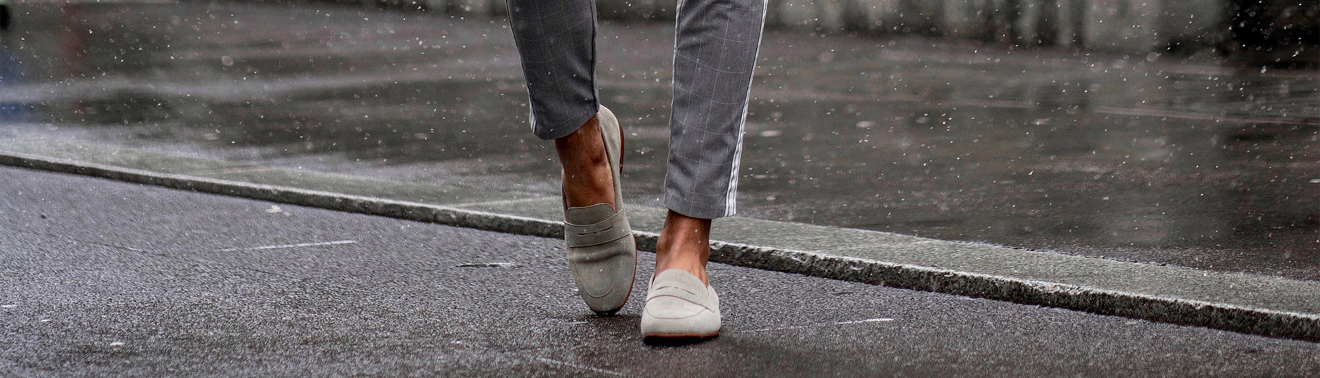 San Penny Loafer - Beige Suede