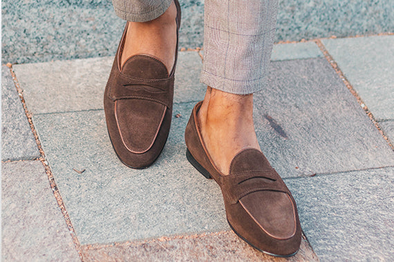 Lounge Loafer - Dark Brown Suede