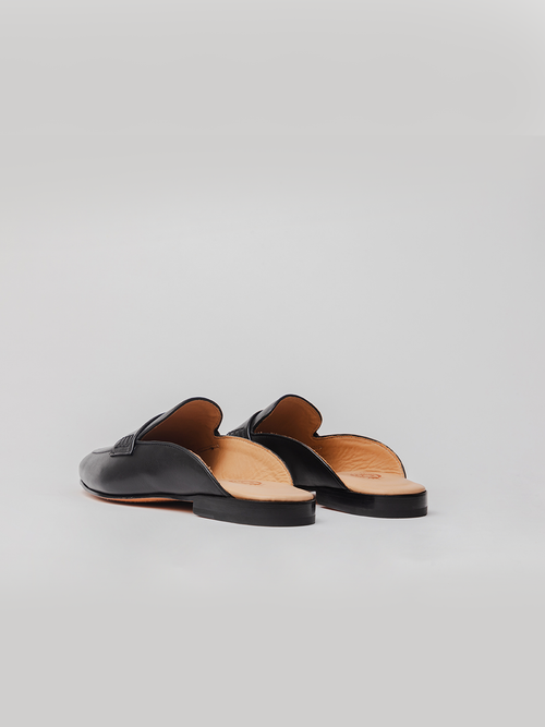 Buy Robert Mules - Black Shoes for Men Online | Rawls Luxure