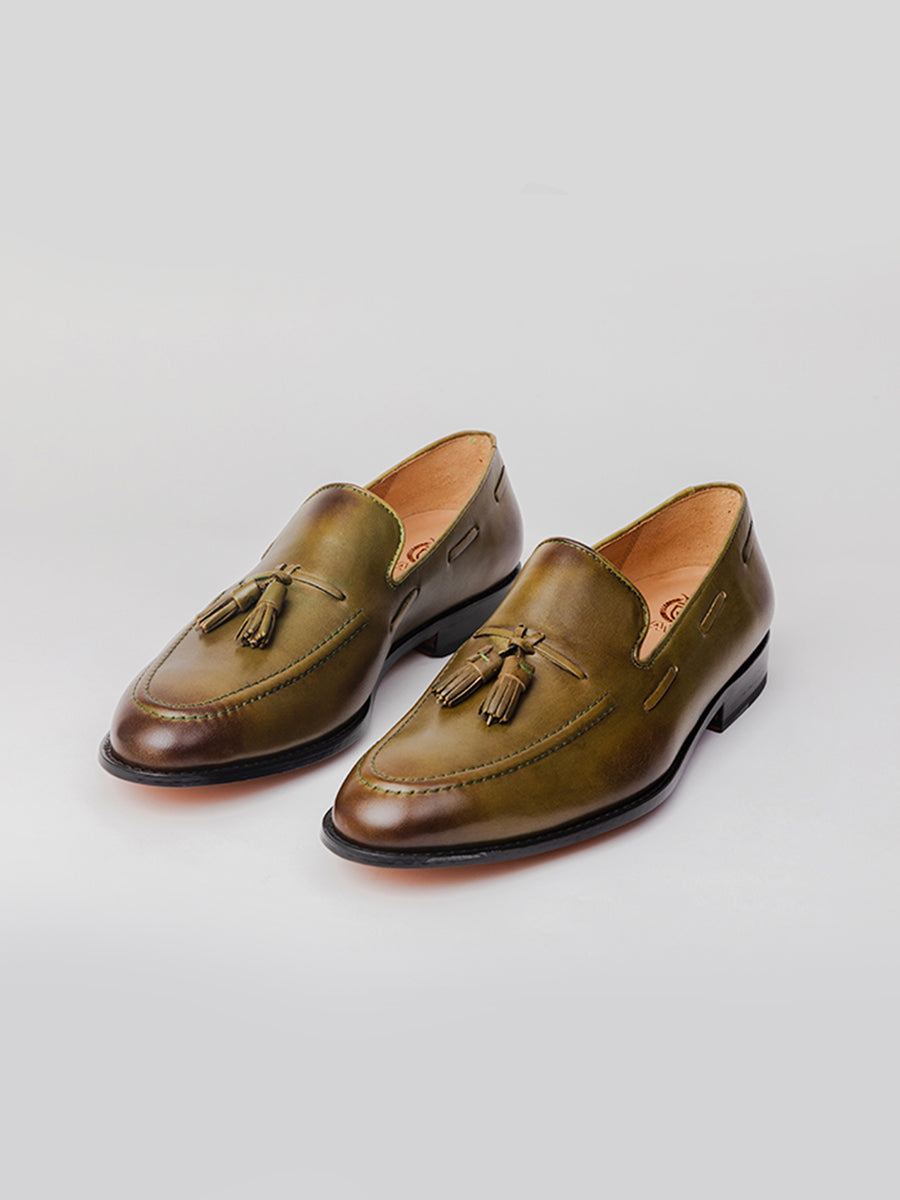 søsyge generelt reservedele Buy Tassel Loafers Men | Olive Shoes Shoes for Men Online | Rawls Luxure