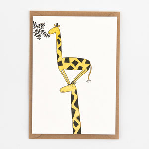 Giraffe, postcard - Studio Flash
