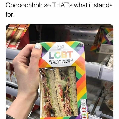 Best gay and lesbian memes, lgbt sandwich meme