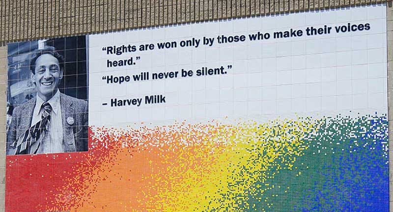 Rights are won only by those who make their voices heard. Hopes will never be silent. - Harvey Milk