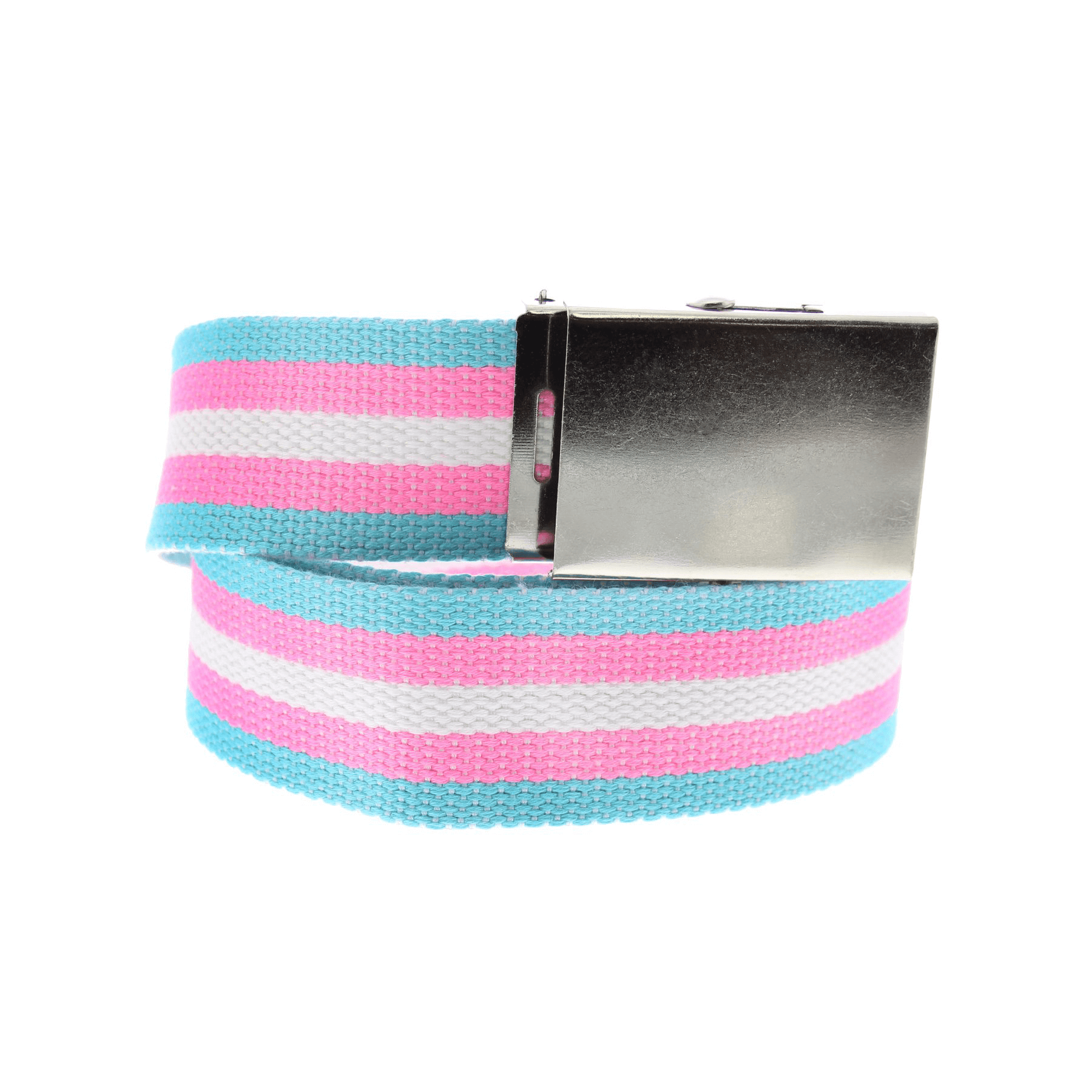 Transgender Pride Canvas Buckle Belt | Joshua Lloyd Inclusive Fashion UK