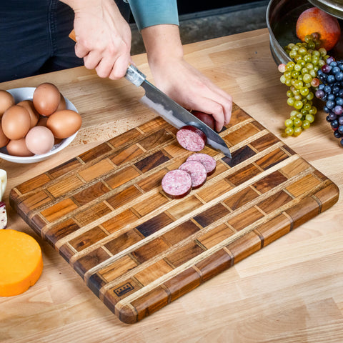 Teak Wood Serving Board - 3 ft. long