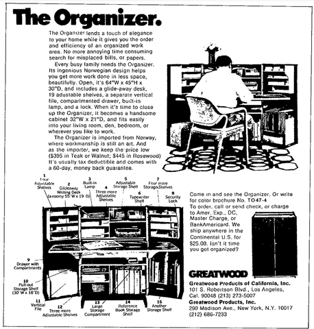 Fold out home office