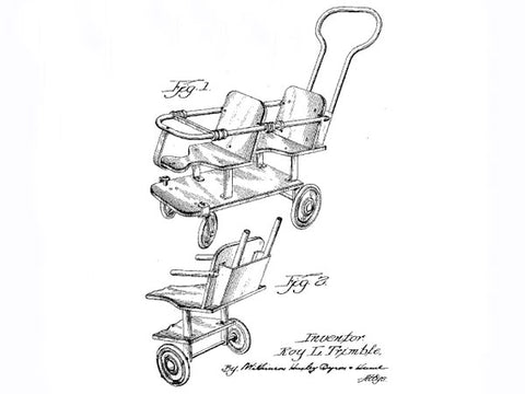 baby boomer double stroller history
