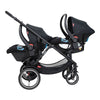 voyager™ buggy with 2 babies car seats