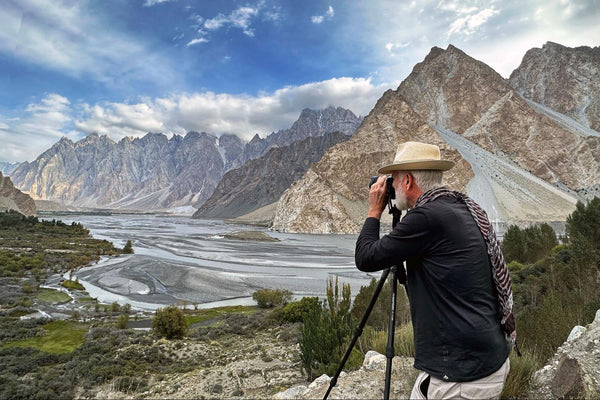 John Wehrheim photographs the Passu Cones, 2023