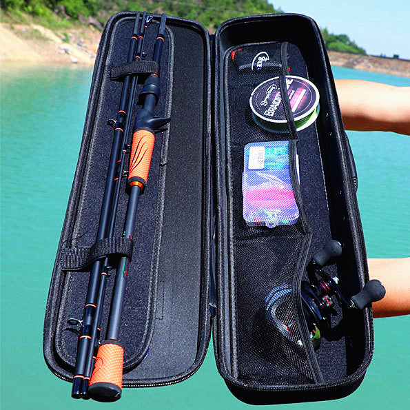 Sougayilang Fishing Rod Case Organizer Pole Storage Bag Fishing Rod and  Reel Carrier Bag for Travel 160cm : : Sports & Outdoors