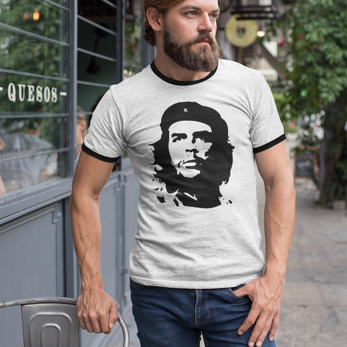 Che Guevara Black and White T-Shirt