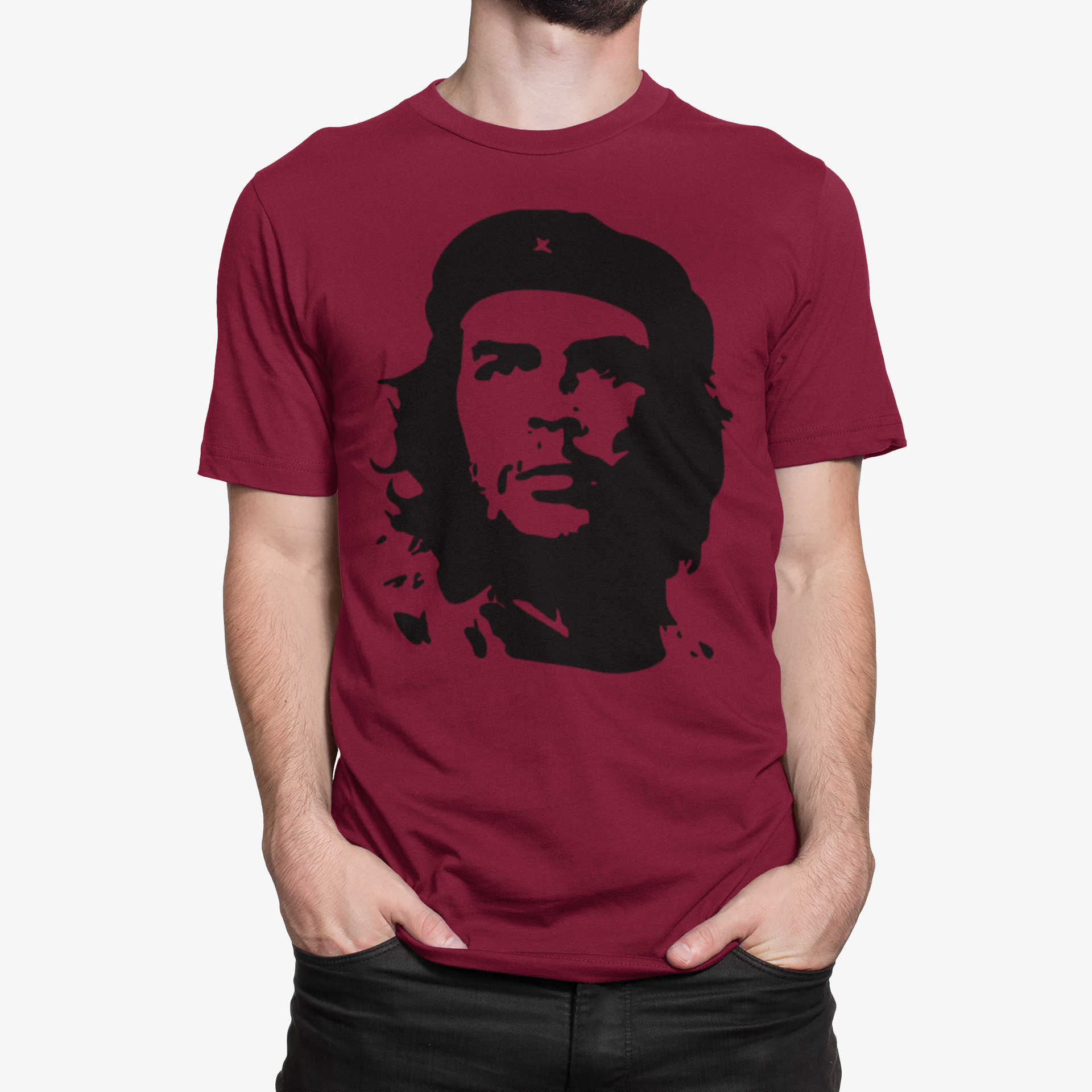  Che Guevara Store The Triple Che Women's T-Shirt White X-Small  : Clothing, Shoes & Jewelry