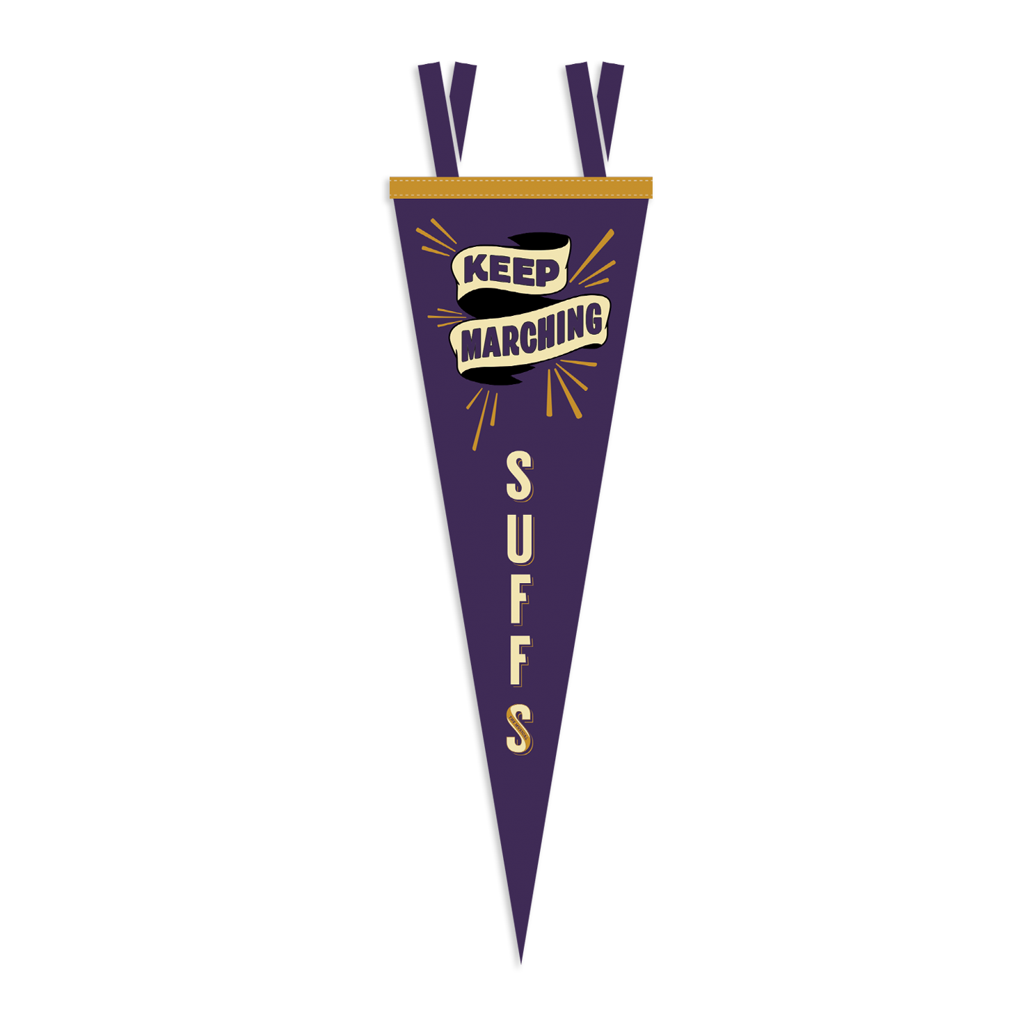 SUFFS X Oxford Pennant - Keep Marching Pennant Large Image