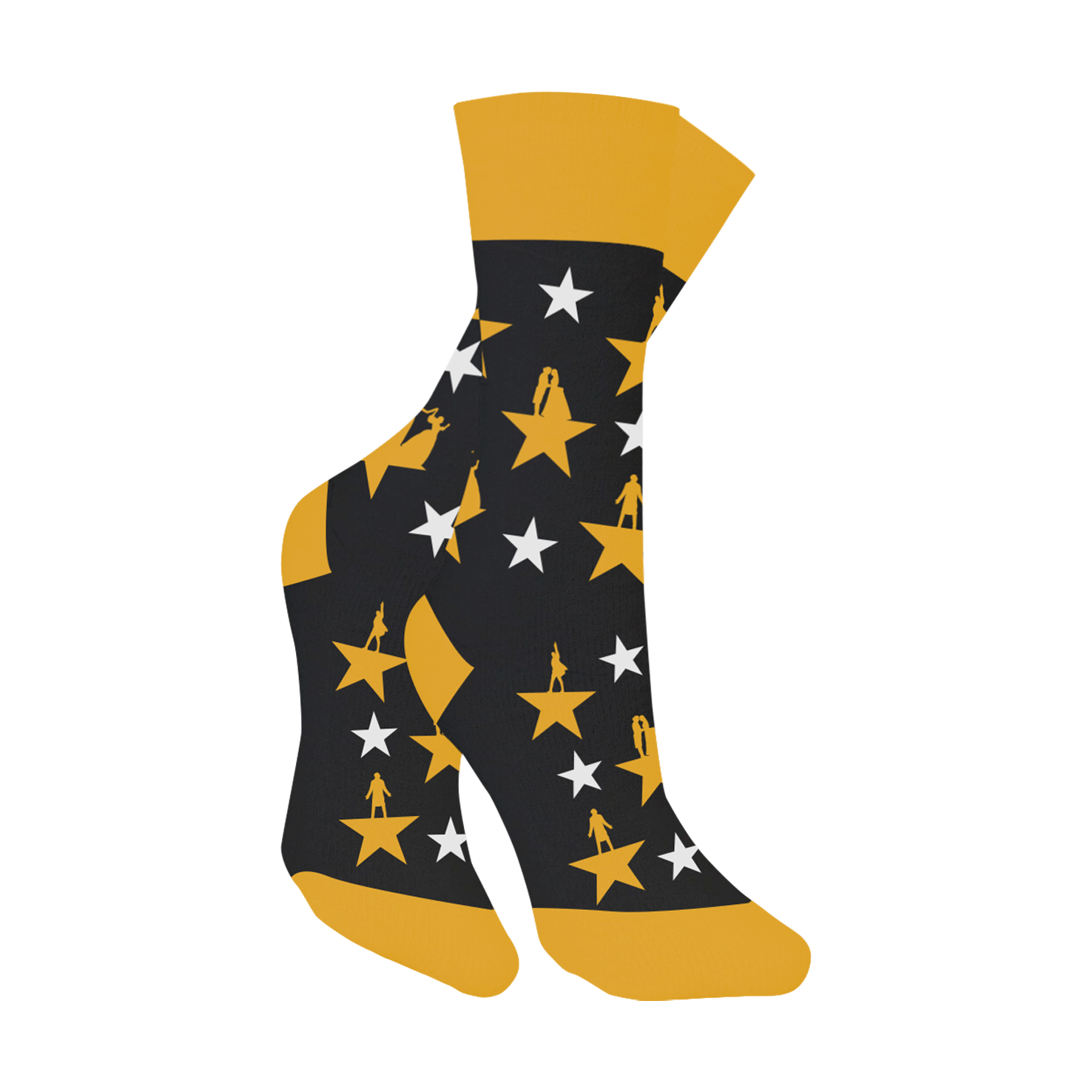 HAMILTON Gold Star Pattern Socks Image