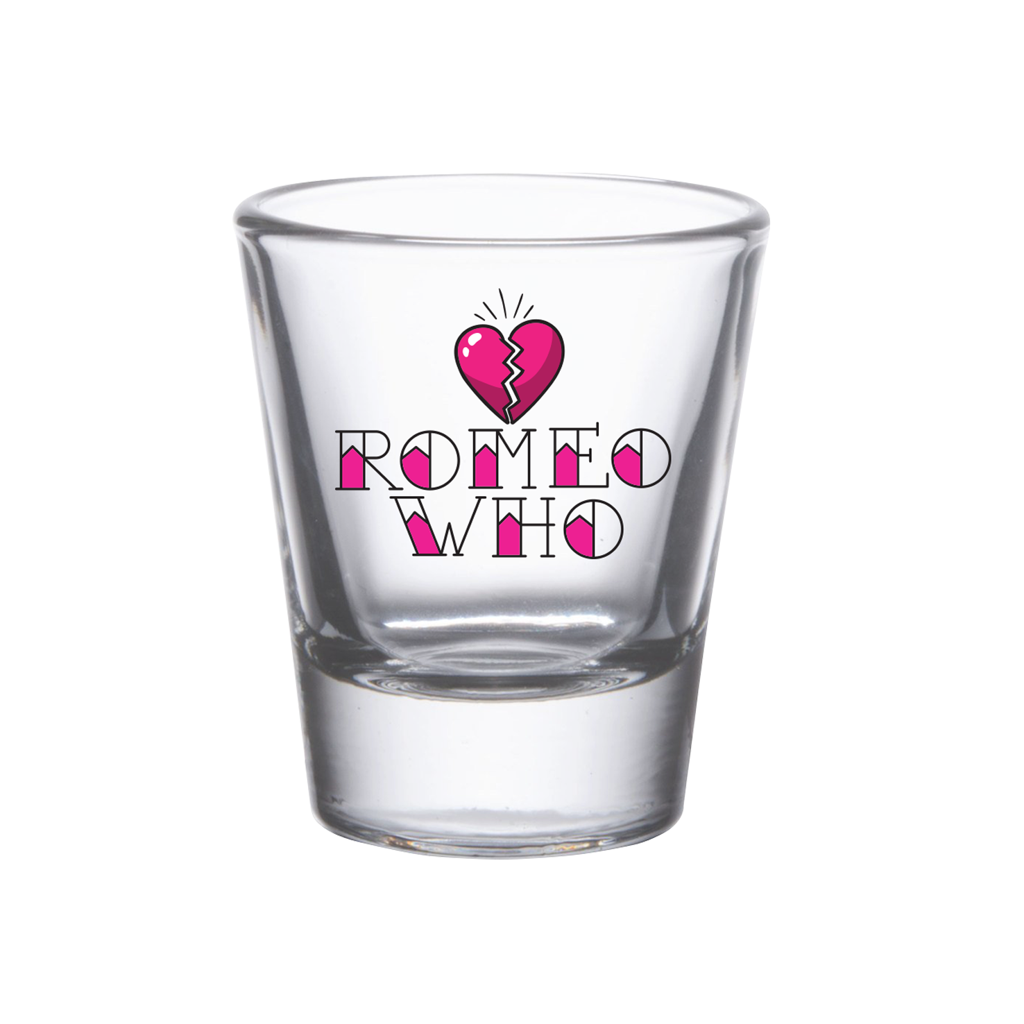 & Juliet Romeo Who Shot Glass - Image 2