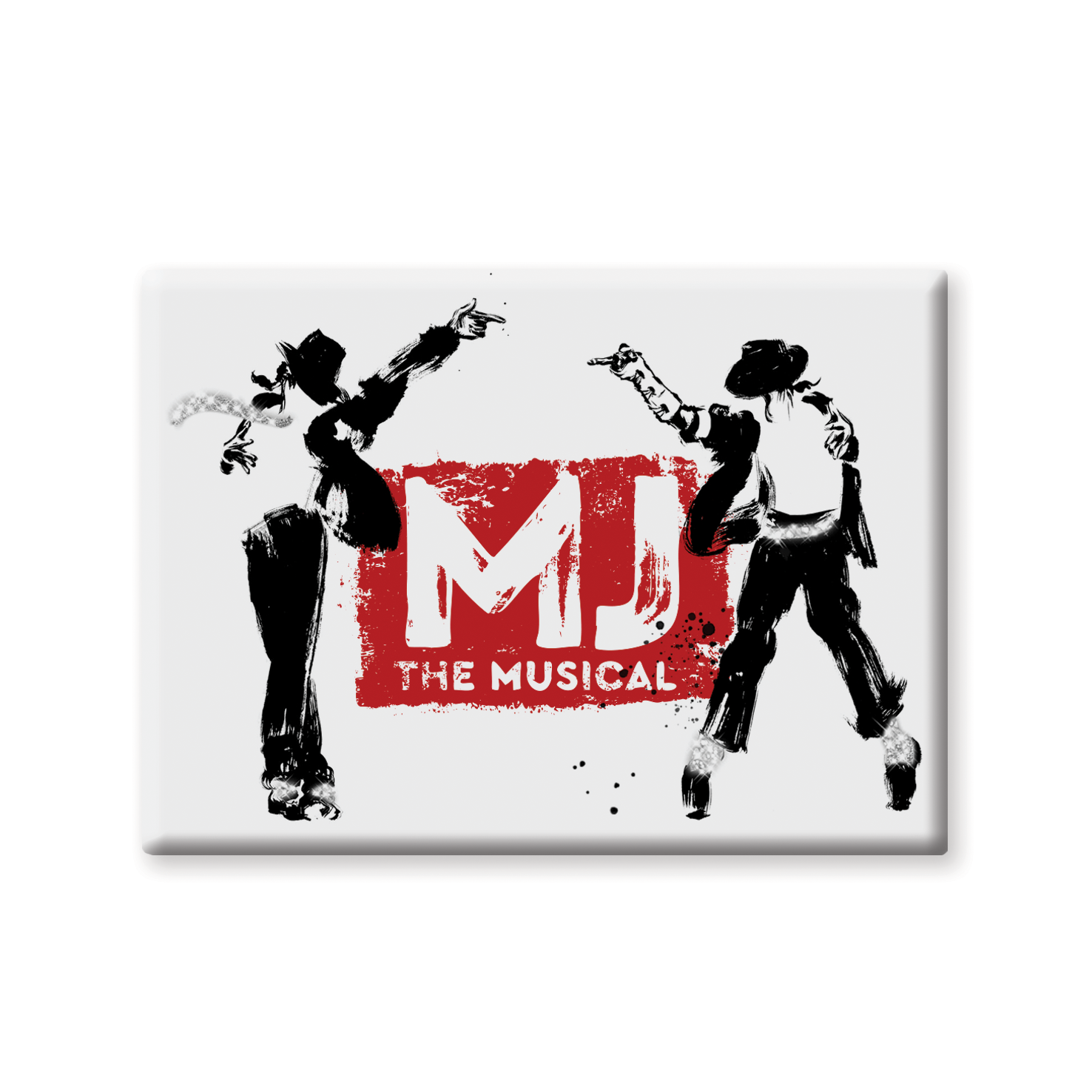 MJ THE MUSICAL Logo Magnet Image