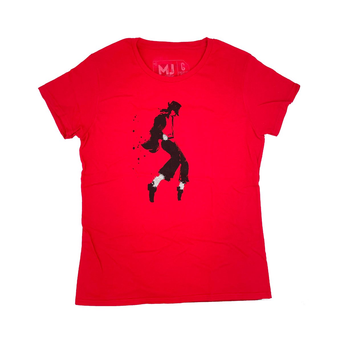 MJ THE MUSICAL Fitted Logo Tee - Red Image