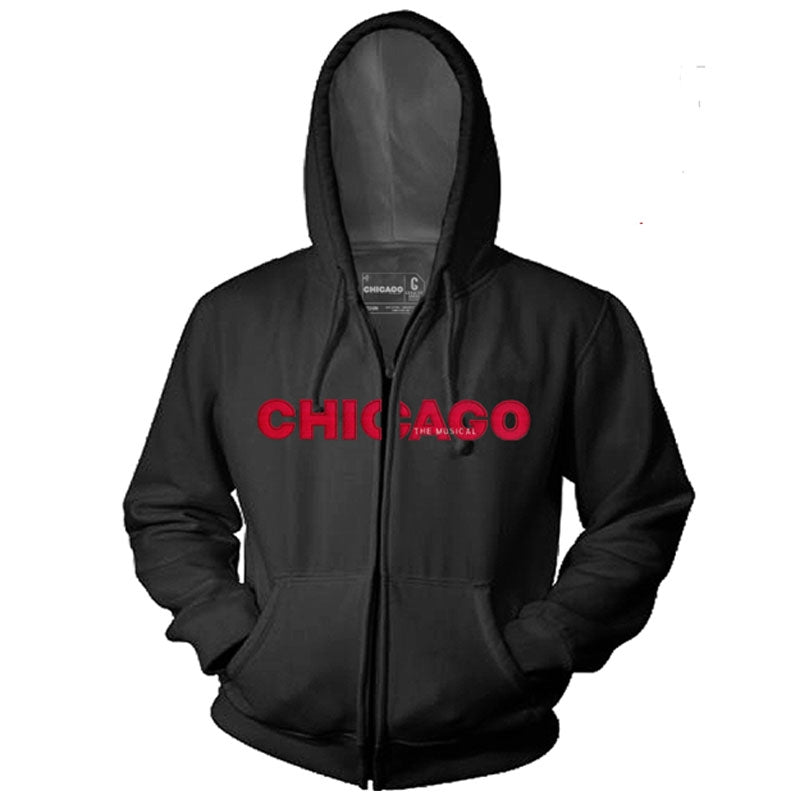 CHICAGO Vinyl Zip Hoodie Image