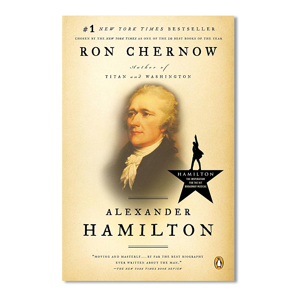 HAMILTON by Ron Chernow - Paperback Book Image